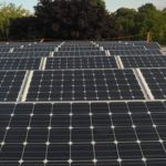 North View of Solar Array at Kew Beach School Roof